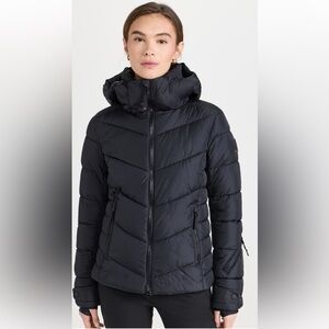 Bogner Fire + Ice Saelly Ski Jacket in Black with Detachable Fur Hood